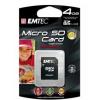 Card MicroSD 4 GB Emtec cu adaptor Clasa 4