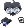 Far bicicleta 2 led-uri tip lanterna frontala mxt62