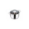 Cratita de inox cu capac 20 cm blaumann 1356