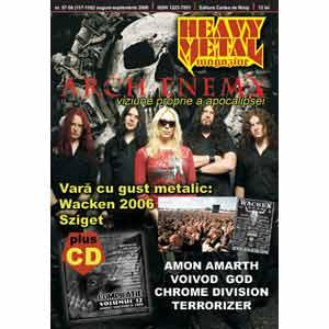 HEAVY METAL MAGAZINE august/septembrie 2006