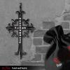 Cruce gotica neagra din otel (sk1301b)