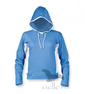 Hanorac de dama azure blue Hooded Sweater 4040