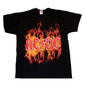 Tricou AC/DC Logo in flacari