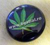 Insigna mica cannabis verde (vkg)