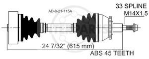 Planetara  Audi A4 (8D5) Avant Quattro stanga