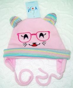 Caciulita pentru bebelusi pisicuta zambareata - Pinky