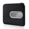 Husa notebook belkin neoprene window sleeve black/light grey 15.4 inch