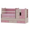 Mobilier modular din lemn sonic oak / pink bertoni 1015036 0017