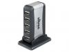 Hub usb 2.0, uhn-710, 7 porturi,