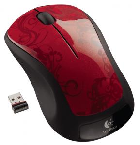 Mouse LOGITECH WIRELESS MOUSE M310 RED TENDRI