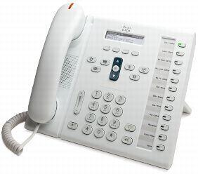 Unified IP Phone 6961 white slimline handset Cisco CP-6961-WL-K9