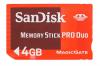 Card memorie sandisk memory stick pro duo gaming 4gb
