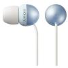 Casti Sony MDR-EX33LPL, intraauriculare, difuzor 9mm, magnet neodim, albastru, MDREX33LPL.AE