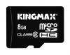 Card memorie kingmax microsd 8gb sdhc class 2 + card