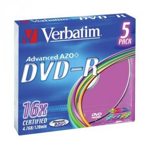 VERBATIM DVD-R 16x 4.7GB Slimcase