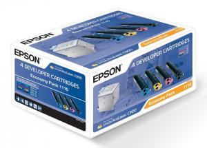 Toner EPSON C13S051110 Economy Pack C+M+Y+Bk