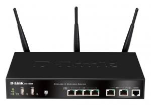 Router Wireless N Unified D-Link DSR-1000N, Firewall, 2xGigabit WAN/4xGigabit LAN/2*USB2.0