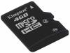 Card memorie KINGSTON MicroSD SDHC Clasa 4 4GB