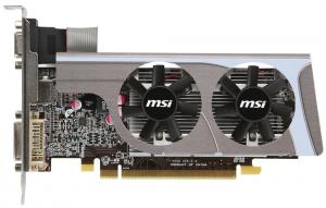 ATI Radeon MSI R6570-MD1GD3/LP (650Mhz), 1GB GDDR3 (1800Mhz, 64bit), PCIEx2.1, low profile, VGA/DVI/HDMI
