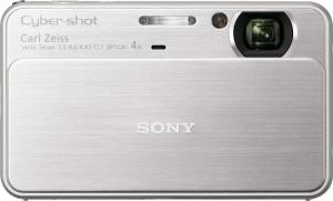 Camera digitala Sony DSC-T99 Silver, 14.1MP CMOS, 4x opt/24mm, 3&quot; LCD, Touchscreen, 720p HD movie, ISO3200, HD out, 32MB