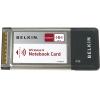 Card de retea Wireless G 54MBit/s, 801.11g, W98 SE,2000,ME,XP, Mac, WEP/ WPA2, F5D7010DE Belkin