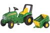 Tractor cu pedale si remorca copii rolly toys 035762