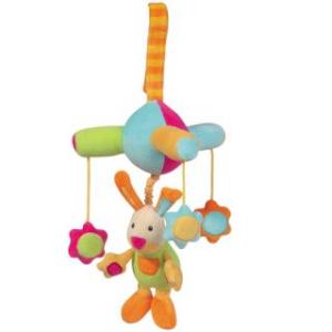 Jucarie minicarusel Iepuras - Brevi Soft Toys