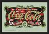 Coca cola 5 cents oglinda publicitara