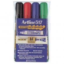 Set 4 marker pentru tabla alba, 2.0mm, ARTLINE 517