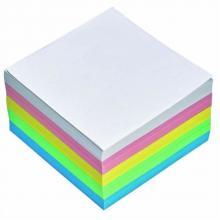 Rezerva cub hartie color, 9x9x5cm, 500 file