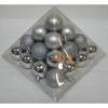 Set de globuri argintii 40 mm 30 buc