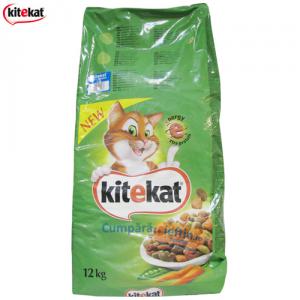 Hrana uscata pentru pisici Kitekat peste si legume 12 kg