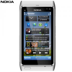 Telefon mobil Nokia N8 White-Silver