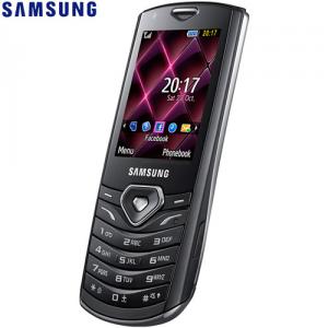 Telefon mobil Samsung S5350 Shark Metallic Black