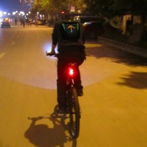 Stop LED wireless afisare semne avertizare pentru bicicleta