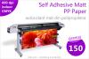 Printuri indoor pe autocolant mat din polipropilena (Self Adhesive Matt PP Paper) BS-150MNL