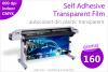 Printuri indoor pe autocolant din plastic transparent