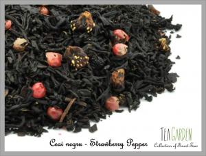 Black Tea - Strawberry Pepper 100 g