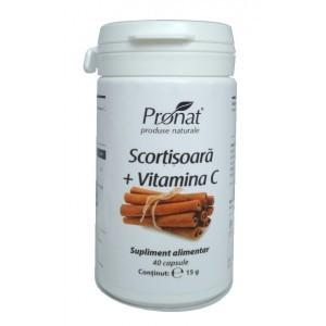 Scortisoara + Vitamina C 90 capsule