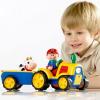 Tractor electronic cu remorca tolo toys