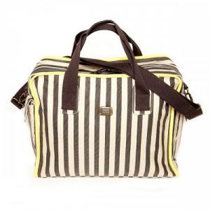 Geanta Fun&Funky Charcoal Stripe-CaboodleBags