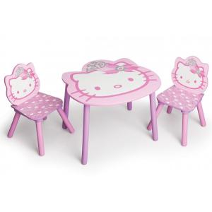 Set Masuta si 2 Scaunele Hello Kitty