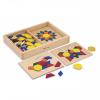 Melissa & Doug - Sabloane si forme geometrice din lemn