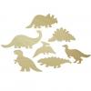 Decoratiuni din Lemn - Sabloane cu Dinozauri