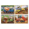 Set 4 puzzle lemn in cutie " vehicule