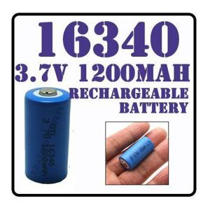 Acumulator 16340 Li-ion 3.7V 1200mAh echivalent CR123A