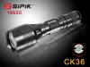 Lanterna Tactical SIPIK CK36 Cree Q3-WC 3-Mode 180-Lumen
