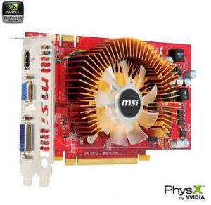 Placa video MSI GeForce 9800 GT 1GB