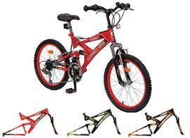 Bicicleta mountain bike full suspension DHS 2042 model 2011 copii 6-8 ani