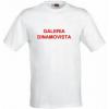 Tricou unisex maneca scurta alb "GALERIA DINAMOVISTA"